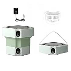 12L Portable Washing Machine, Mini Foldable Washer with Spin Dryer, Collapsible lavadora Portatil, Small Compact Luandry Washer for Baby Clothes, Socks, Underwear, Travel, Camping, Apartments lg-10516