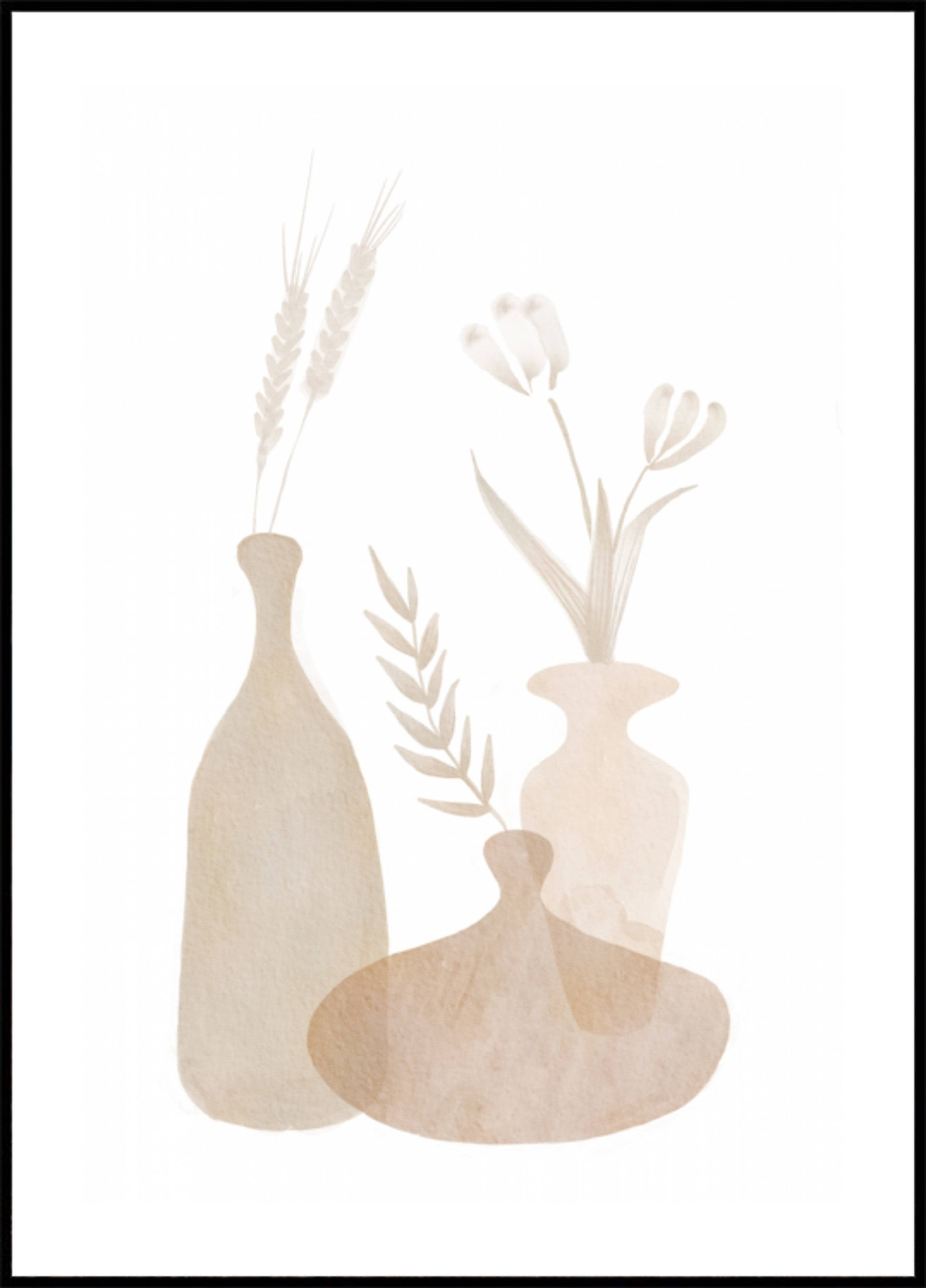 Soft Neutral Vases (50x70) - Plakater > Osorterade verk, BD
