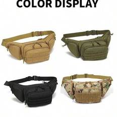 Men And Women Can Use Outdoor Hiking Leisure Waist Bags, Running Sports Multifunctional Bags, Cycling Bags, Multifunctional Tools, Single Shoulder Tac - Multicolor
