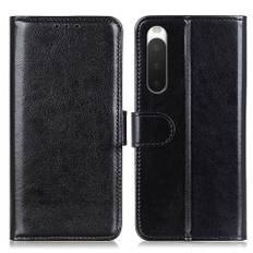 Crazy Horse Sony Xperia 10 IV fodral - Svart