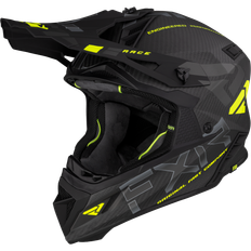 FXR Helium Carbon Crosshjälm HiVis-Charcoal