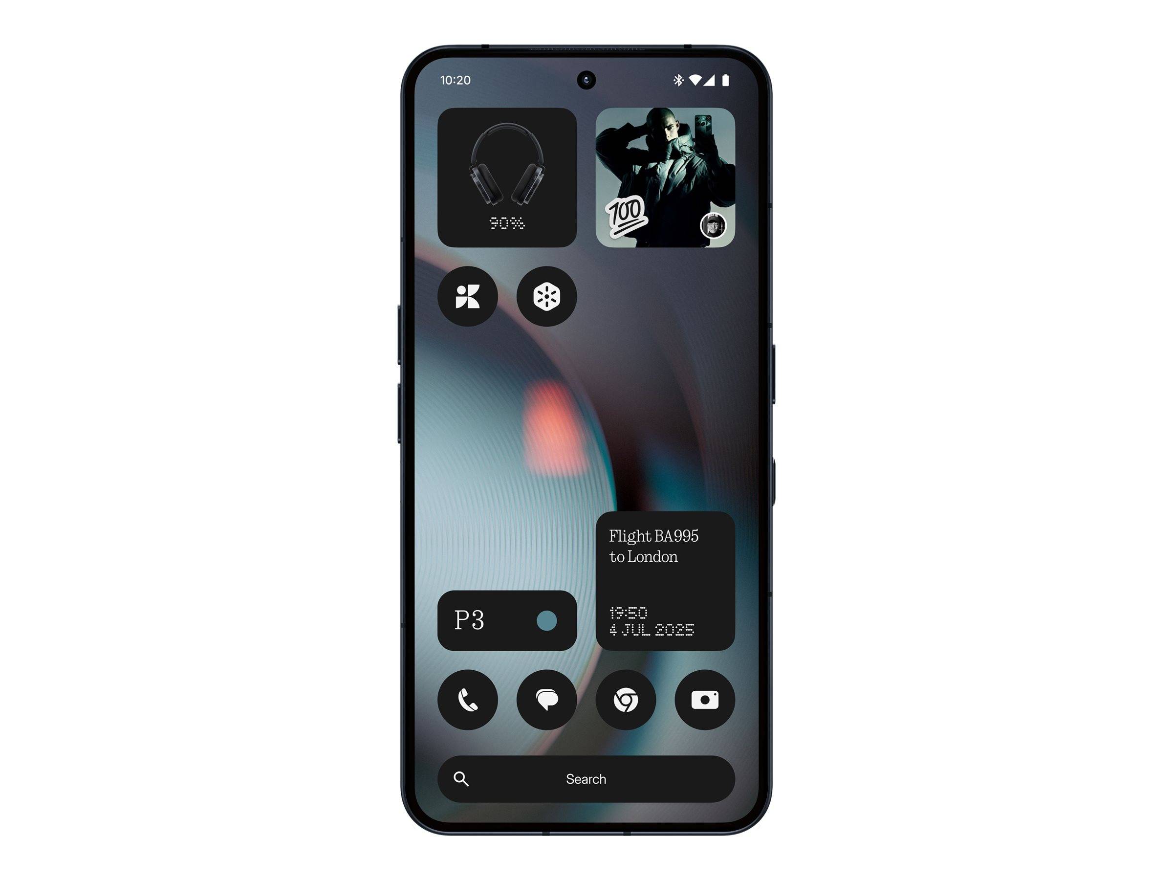 Nothing Phone (3) 6.67" 256GB Sort --> I lager, forväntat leveransdatum hos dig 28-02-2026