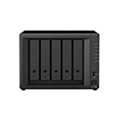 Synology DS1522+ 30TB 5-Bay Desktop NAS-Lösung, vorinstalliert mit 5 x 6TB Seagate IronWolf Festplatten, Schwarz
