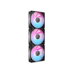 Corsair iCUE LINK RX120 MAX RGB (3-pack) - Chassi fläkt - 120mm - Svart med RGB LED - 36 dBA