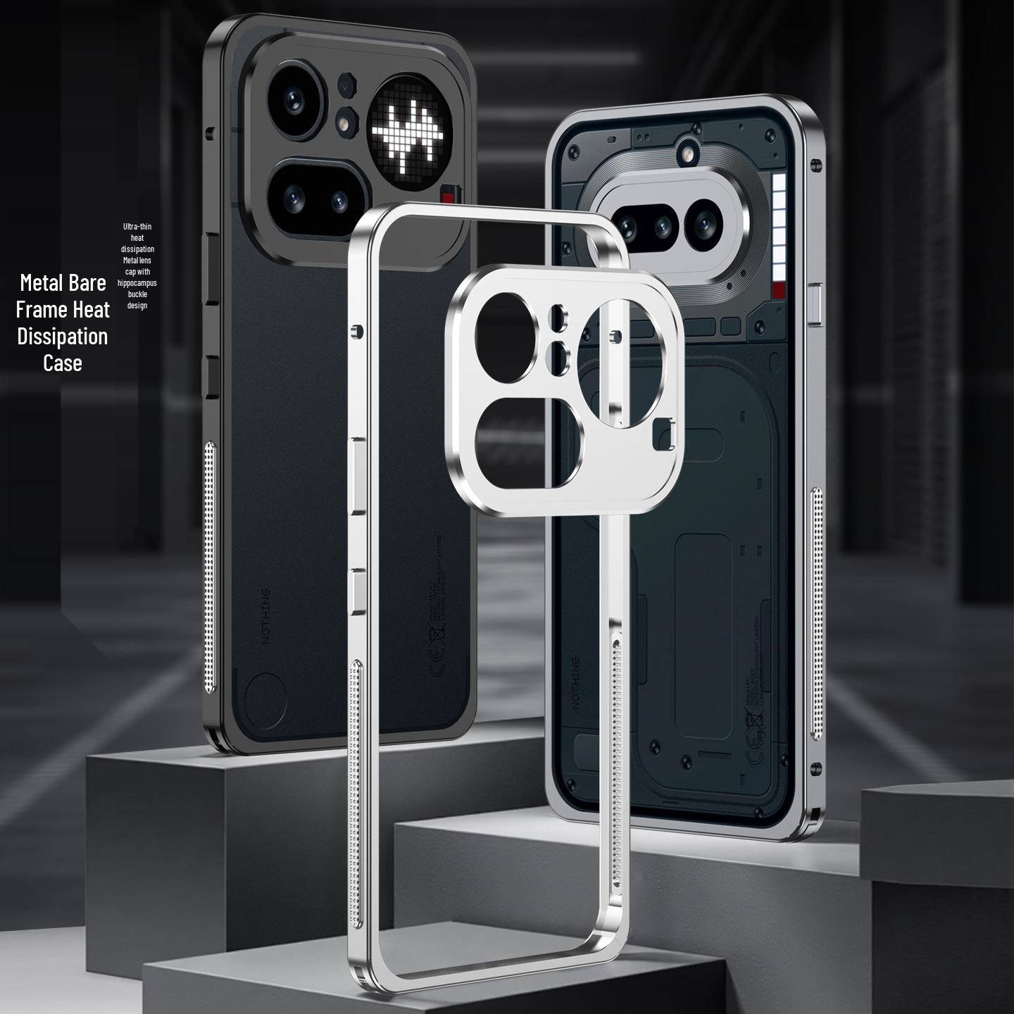 Nothing Phone 4A Pro Fodral med Metallram och Värmeavledning