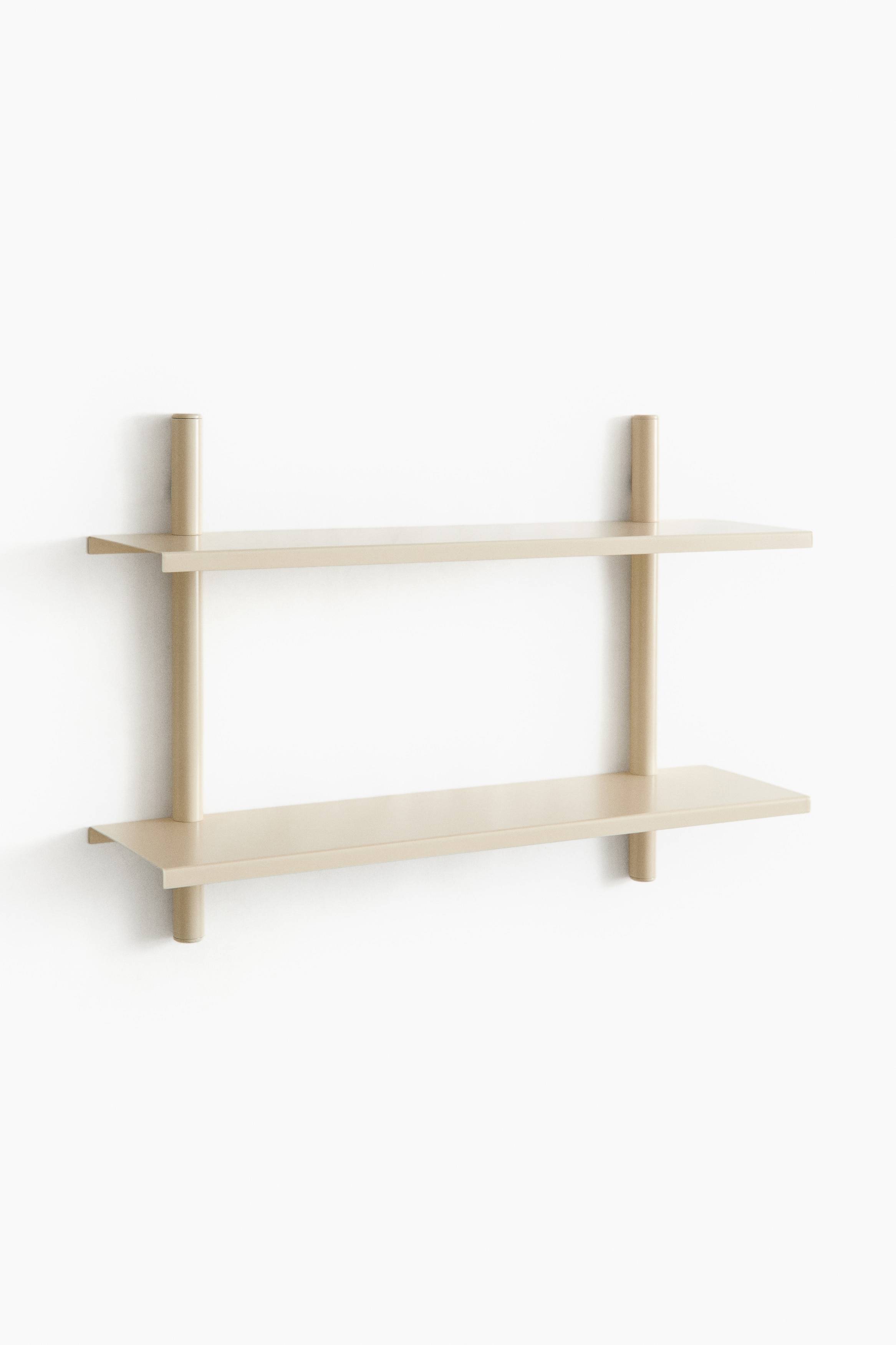 H&M Home - Vägghylla i metall - Beige (one size)