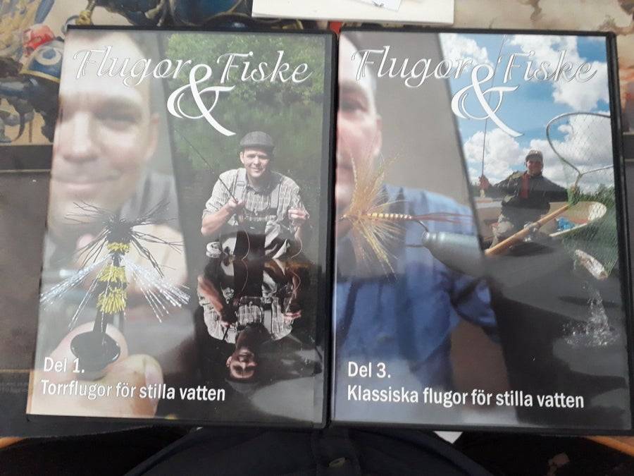 Flugor & Fiske DVD-filmer Del 1, 3, 5, 6