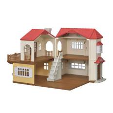 Sylvanian Families Red Roof country home med lys 5302
