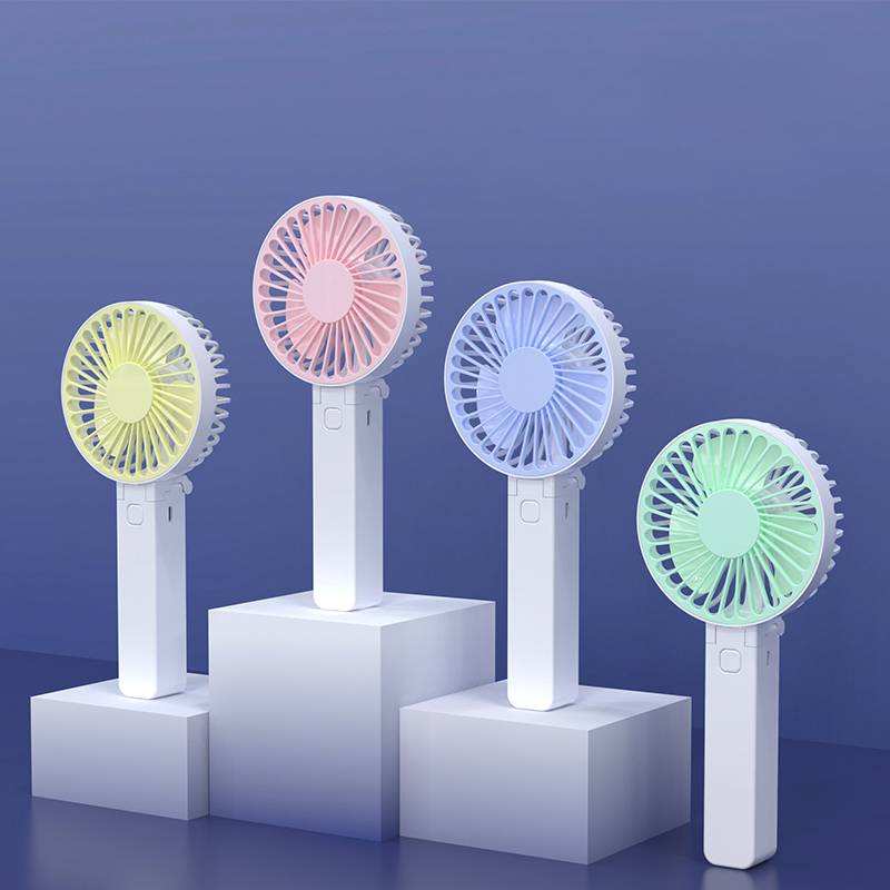 USB Fan Mini Rechargeable Hand Held Fan Mini Portable Fan with Phone Holder