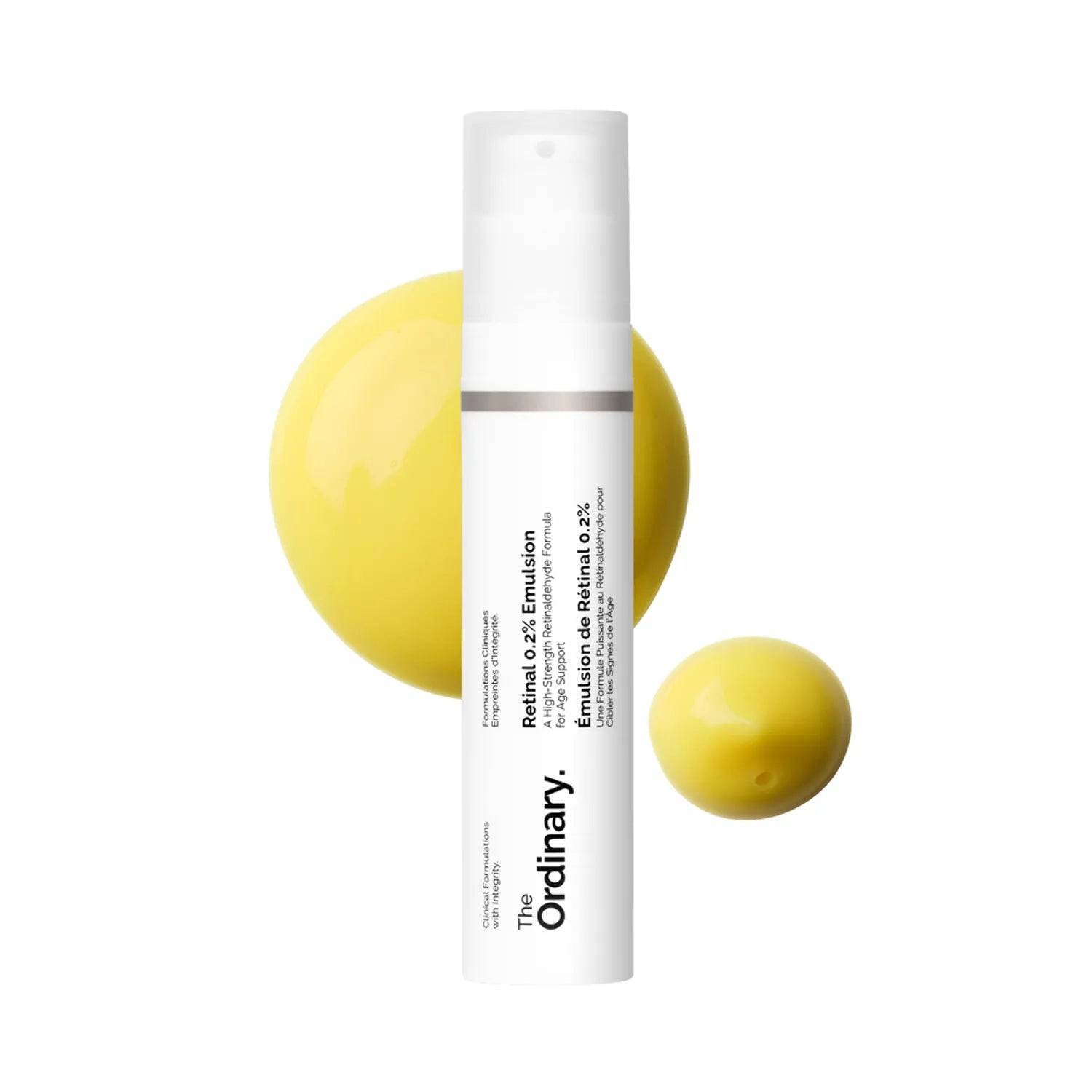 The Ordinary Retinal 0.2% Emulsion 15mL yellow