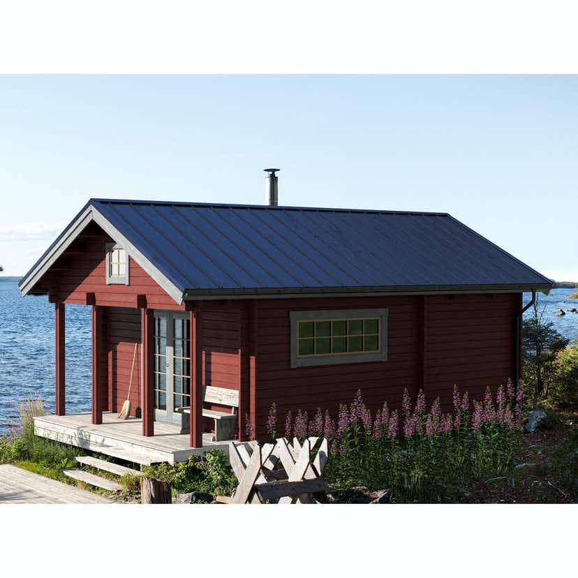 Attefallshus Baseco Sjöbonäs 30 m² Stuga med Loft