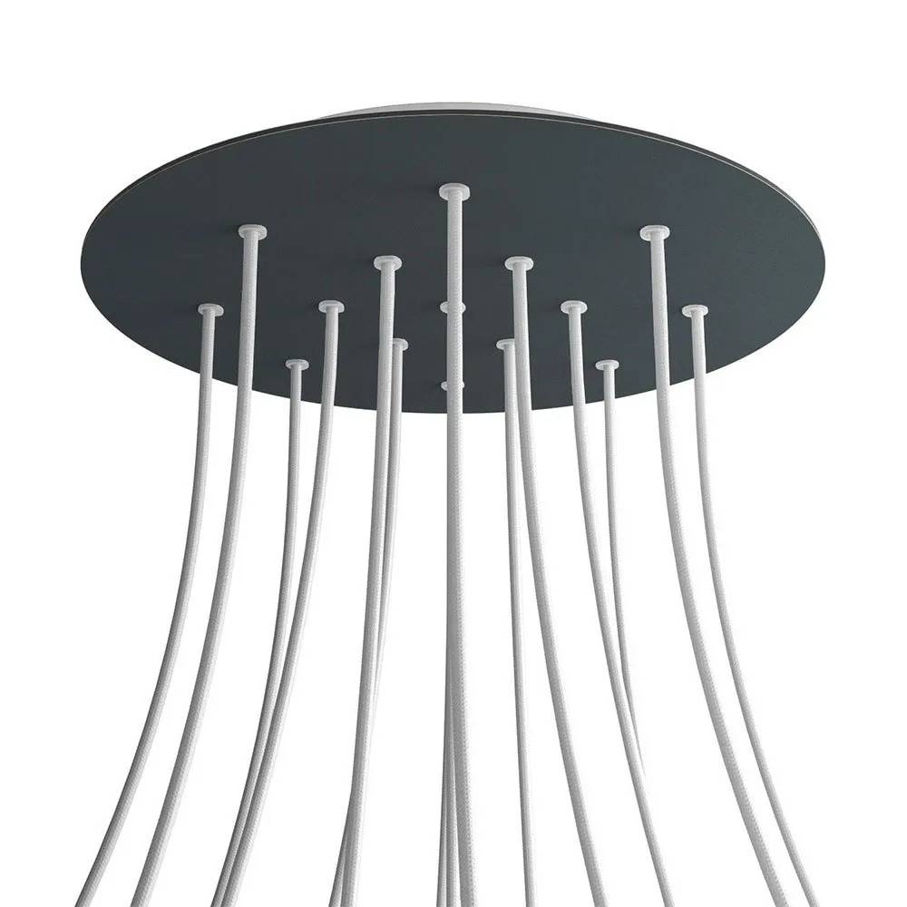 Creative Cables Kror4015f111 Xxl Rose-one Rund Antracit Rosa Sæt