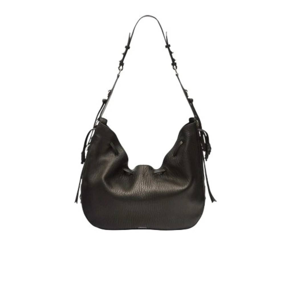 Isabel Marant Bolton Boho skuldertaske - Tasker - Dame - Sort - ONE SIZE - Uld