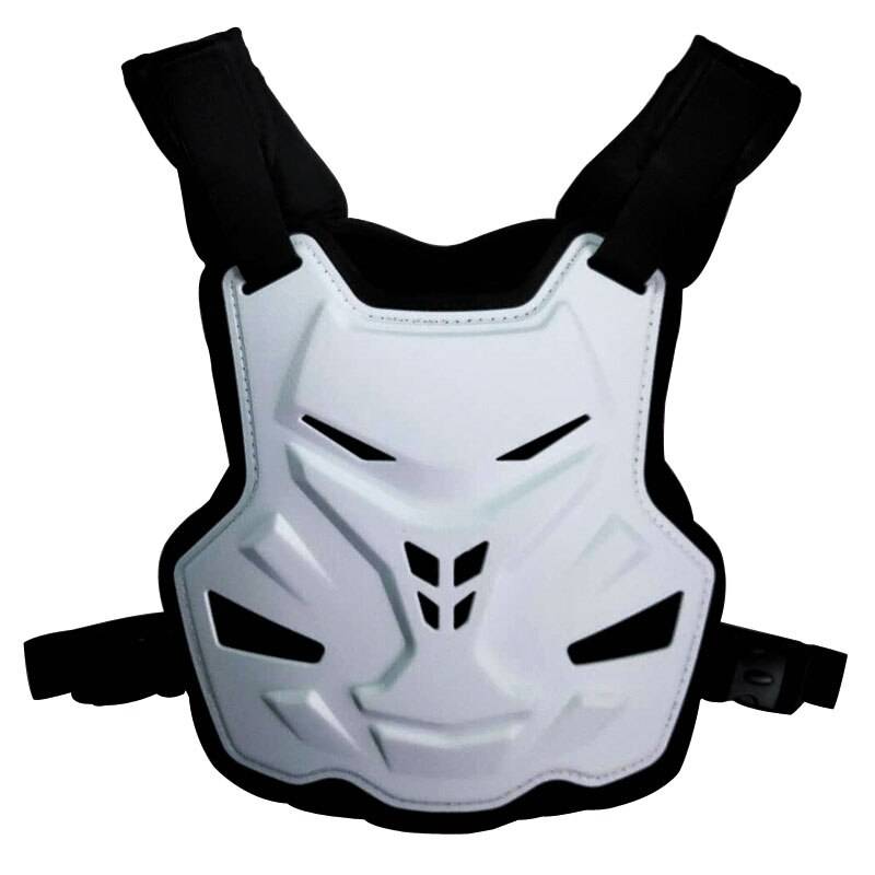 Motocross Armor Insats Kolfiber - Vit