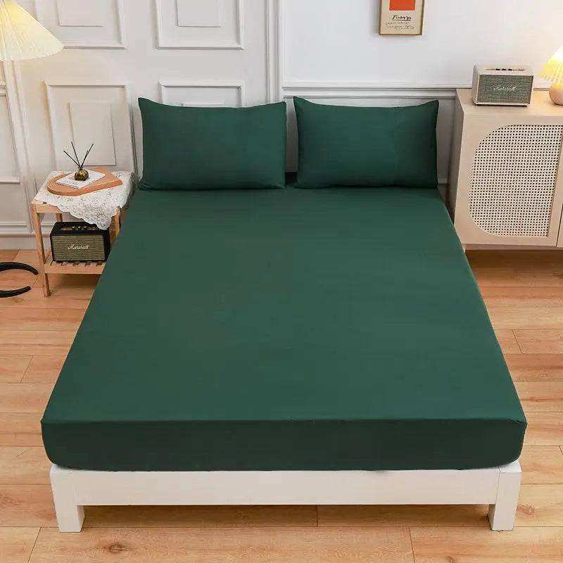 Kuup High Quality Fitted Sheet 90/180/150x200 Cm Mattress Cover Elastic Band Bed Sheet Queen King Size No Pillowcases Included - 1s mo lv / 120x200cm