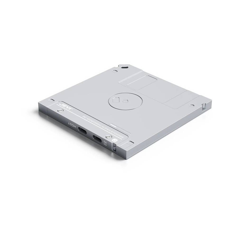 JEYI M.2 NVMe SSD Enclosure USB 3.2 Gen 2 Type-C to PCI-E M.2 SSD Case 2280 External SSD Floppy Disk Enclosure for PC Laptops