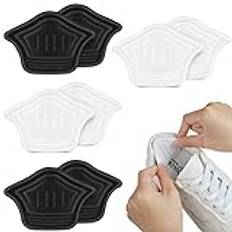 ACWOO hälkudde dynor, 4 par heel grip liner, självhäftande skor innersulor hälgrepp icke slip sko pads, fotvård skydd häl stoppning för lösa skor hälfyllning skor, förhindra häl glider och blåsor
