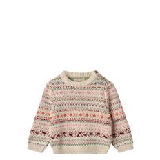 WHEAT Jaquard Pullover Olga |Pink |86