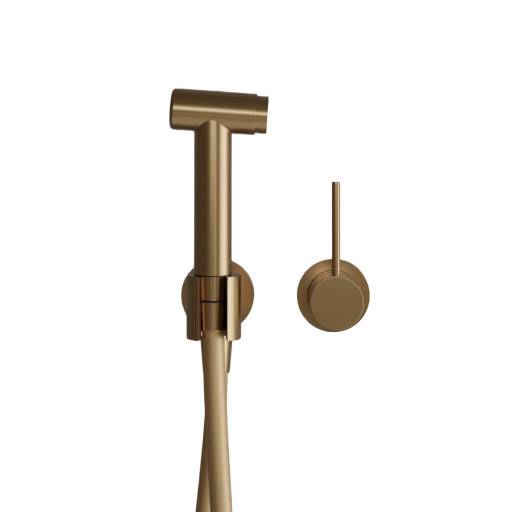 Scandtap Harmonized B armatur med bidetbruser, børstet messing