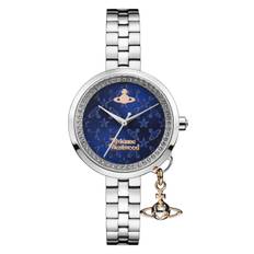 Vivienne Westwood Bow II Charm Stainless Steel Blue Dial Ladies’ Watch