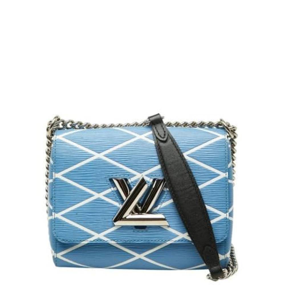 Louis Vuitton Vintage Pre-owned Vintage Skuldertaske - Vintage - Dame - Blå - ONE SIZE - Uld