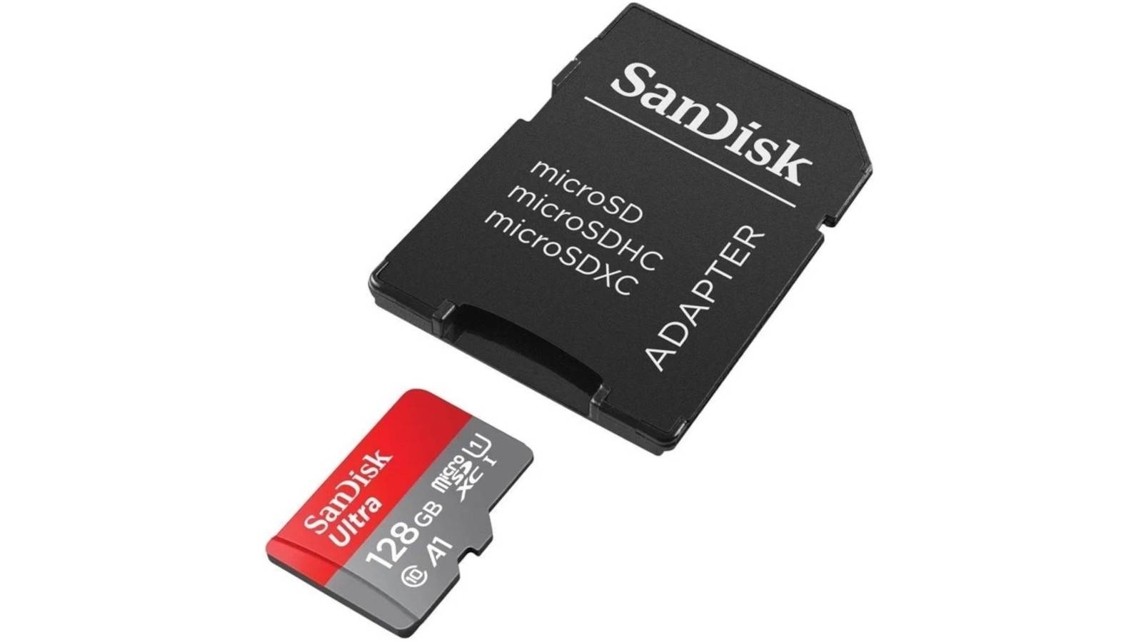 Sandisk Ultra 128GB microSD/SD kort