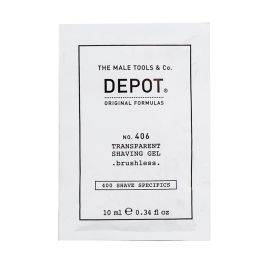 Depot No. 406 Transparent Shaving Gel Brushless SAMPLE 10 ml