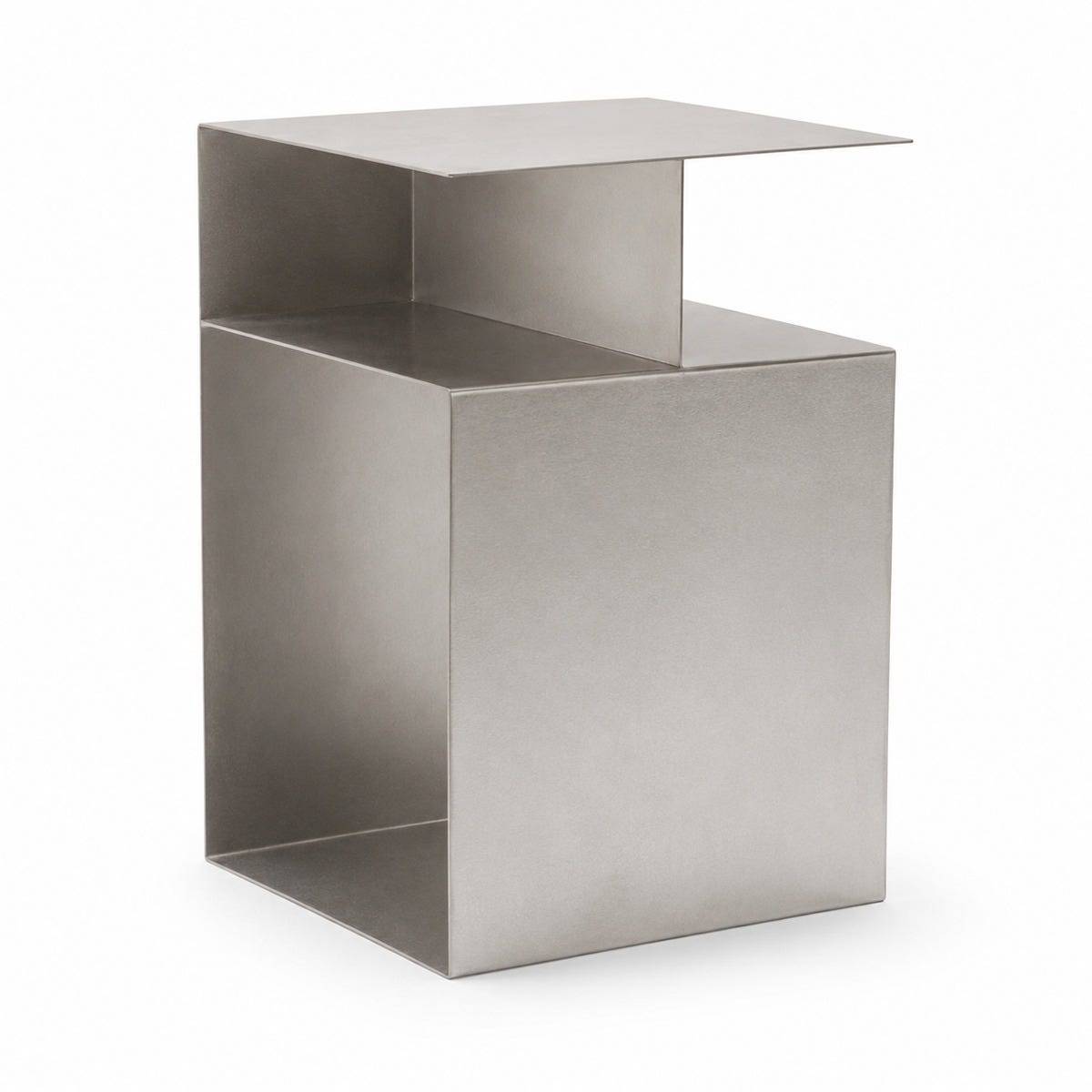 Sidobord Metall 30x45cm Rostfritt stål