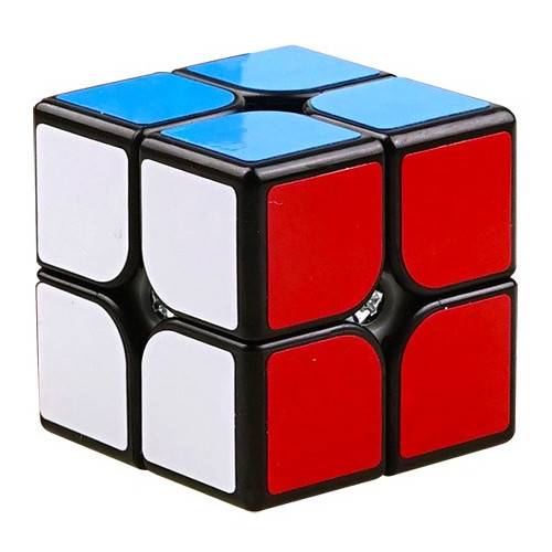 YJ GuanPo Plus 2x2 Black - Rubiks Kub