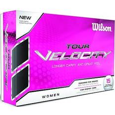 Wilson Staff Tour Velocity golf bolde til kvinder - 15 stk. - Super pris