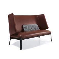 Arflex - Hug Love Seat, High, Leather Cat. N Rubino 6 - Sofaer - Claesson Koivisto Rune - Brun