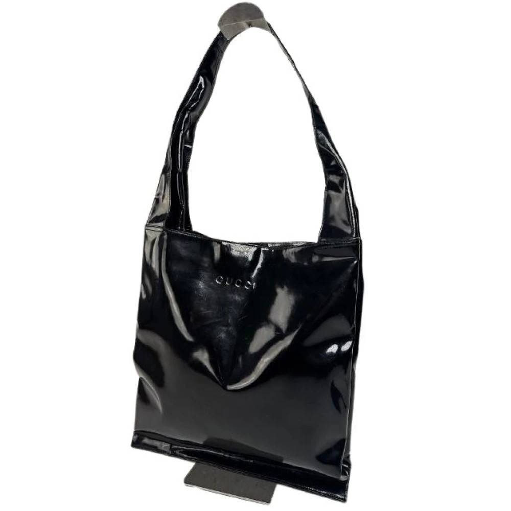 Gucci Vintage Pre-owned Tote Bag - Vintage - Dame - Sort - ONE SIZE - Læder