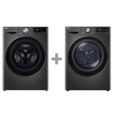 Lg Fv90bns2be + Rv9dn903b Tvättmaskiner Och Torktumlare Paket