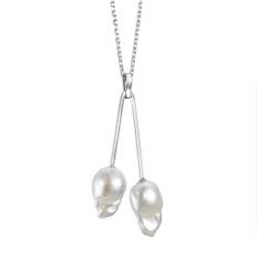 Efva Attling Nature's Unique Pendant 70 CM - SILVER