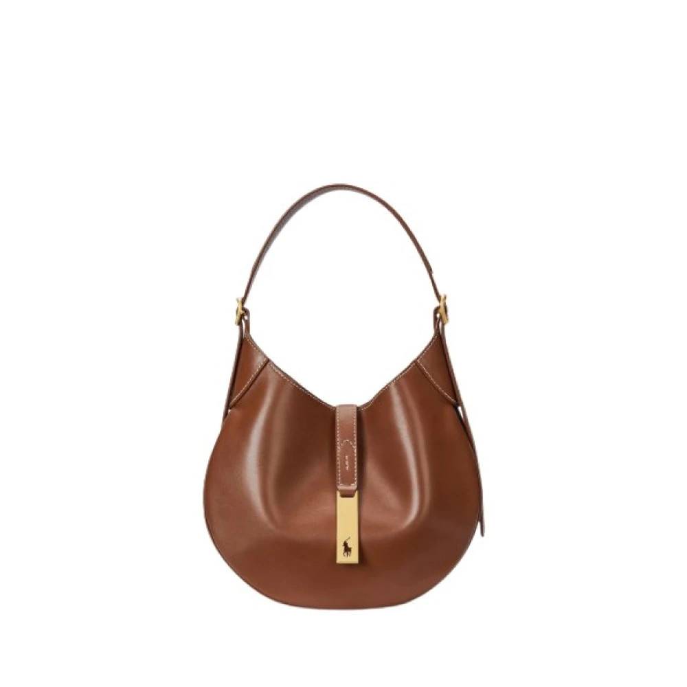 Polo Ralph Lauren - Läder Crossbody Väska Polo ID Kollektion Väskor - Dam - ONE Size - Läder