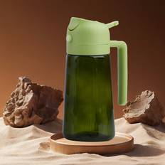 TEMU Olive Oil Spray Bottle, 16oz Kitchen Olive Oil Dispenser And Sprayer Combo, Multi-functional Kitchen Tool Mist Dispenser, Automatic Flip Cap Oil Jug And Cooking Sprayer, Seasoning Squeeze Bottle