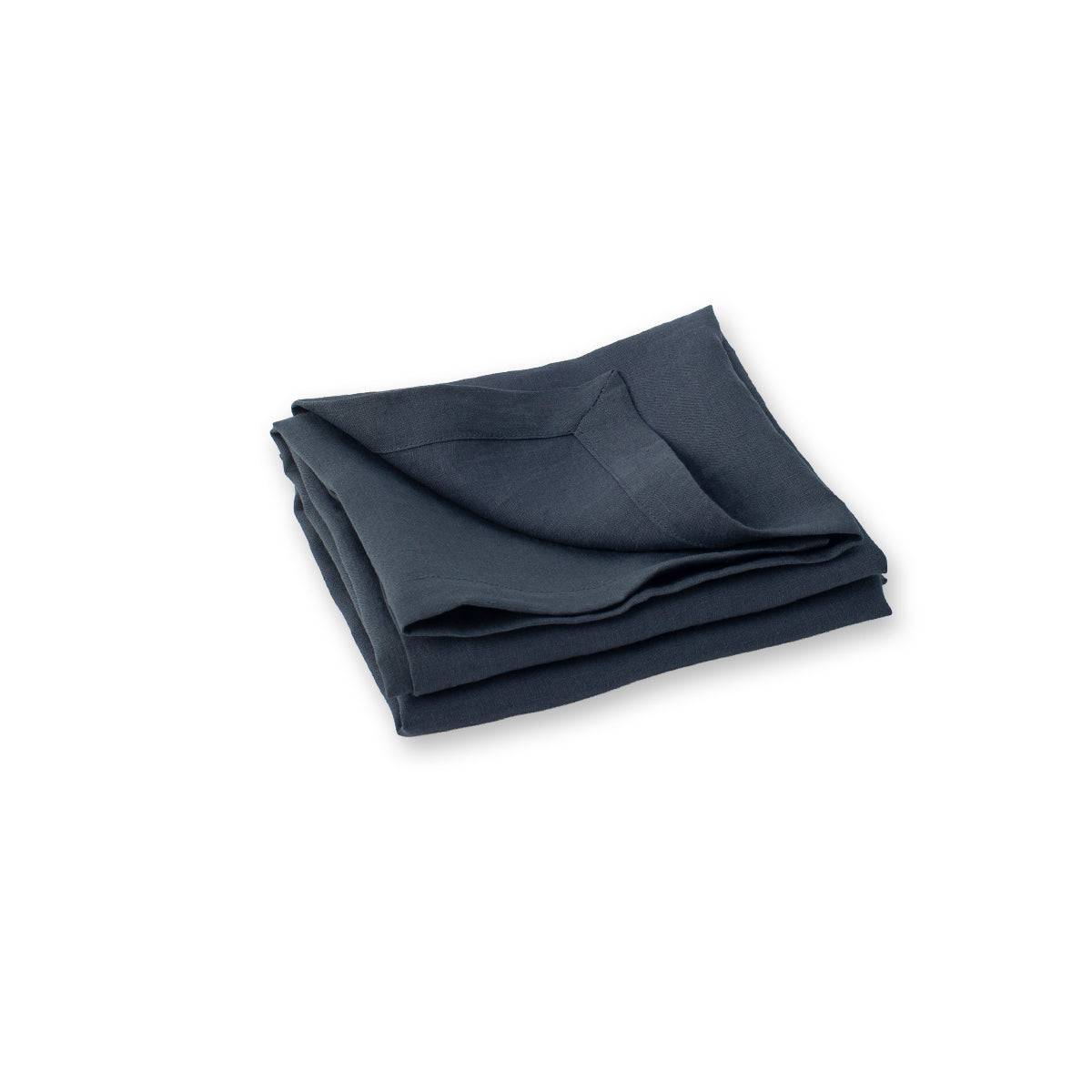 Linen Napkin Steel Blue - Linen By Geismars - 30x30 cm