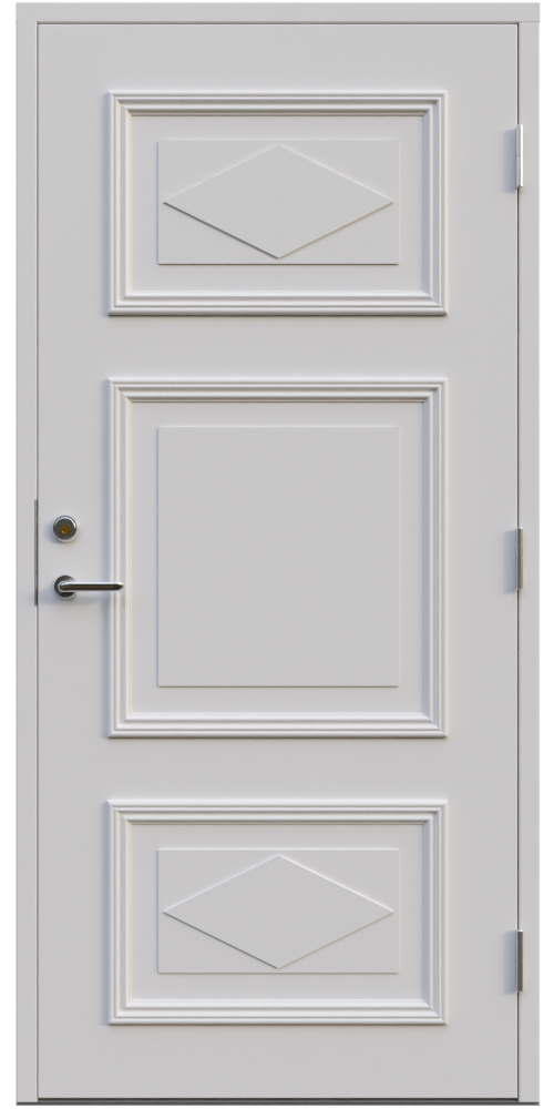 Ytterdörr Leksandsdörren Fornby Tät Vit