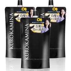 by AGA Clinic x Pharmaceutical KUROKAMINA Cream Gray Hair Color Color Shampoo for Sensitive 3 Bag Set [Co-developed Company] Shampoo, Shampoo, svart