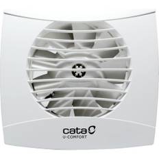 Cata UC-10 badventilator, timer, Ø100 mm, hvid