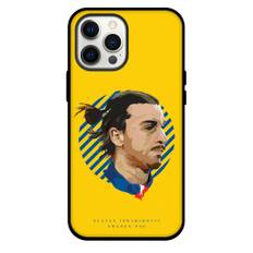 Zlatan Ibrahimovic Phone Case For iPhone Samsung Galaxy Pixel OnePlus Vivo Xiaomi Asus Sony Motorola Nokia - Zlatan Ibrahimovic Head Minimalist Art On Yellow Background