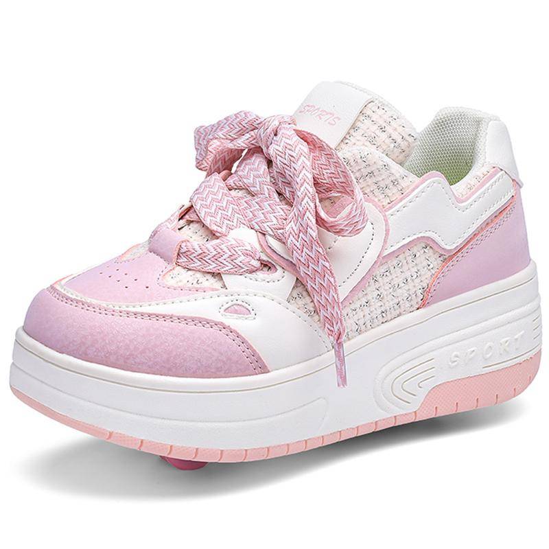 Pojkar Rullskridskor Pojkskor med Hjul Sneakers med Hjul Flickor Rullskridskor Skor Utomhussportskor