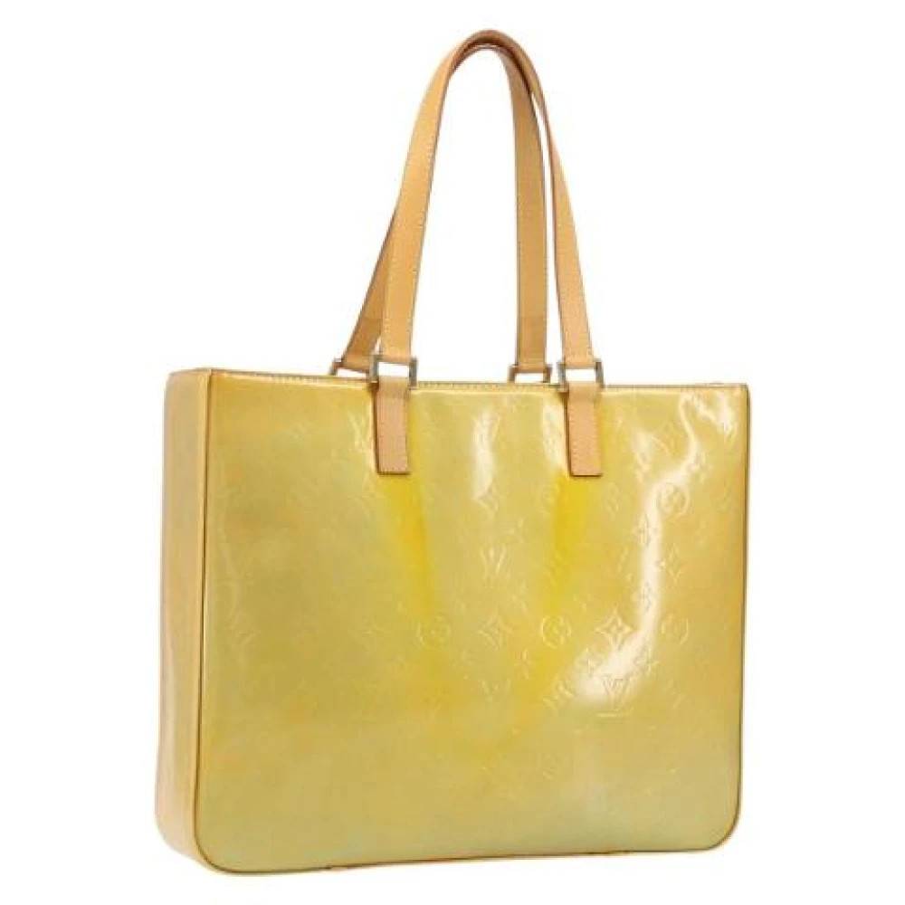 Louis Vuitton Vintage Pre-owned Vintage Tote Bag - Vintage - Dame - Gul - ONE SIZE - Læder
