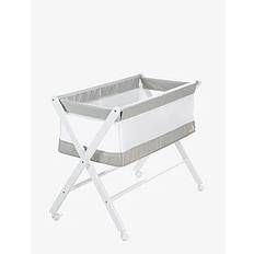 ROBA Foldable Bedside Crib - Including Mattress |Vit |95X 53.5X 75.5 cm