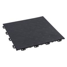 PELA Garagegolv Durk, grafit-grå, 38x38 cm, 2 m²