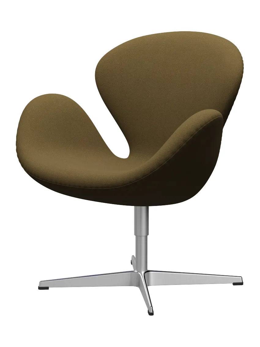 3320 Svanen i stof (prisgruppe 1) af Arne Jacobsen Tonus / 974 Khaki Grøn - Jacobsen Plus