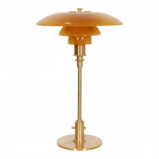 Poul Henningsen PH 3/2 bordlampe Rav farvet