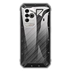 för Ulefone Power Armor 18T-fodral, mjukt TPU-bakskydd stöttåligt silikonstötfångare anti-fingeravtryck helkroppsskyddande fodral för Ulefone Power Armor 18T (6,58 tum) (genomskinlig)