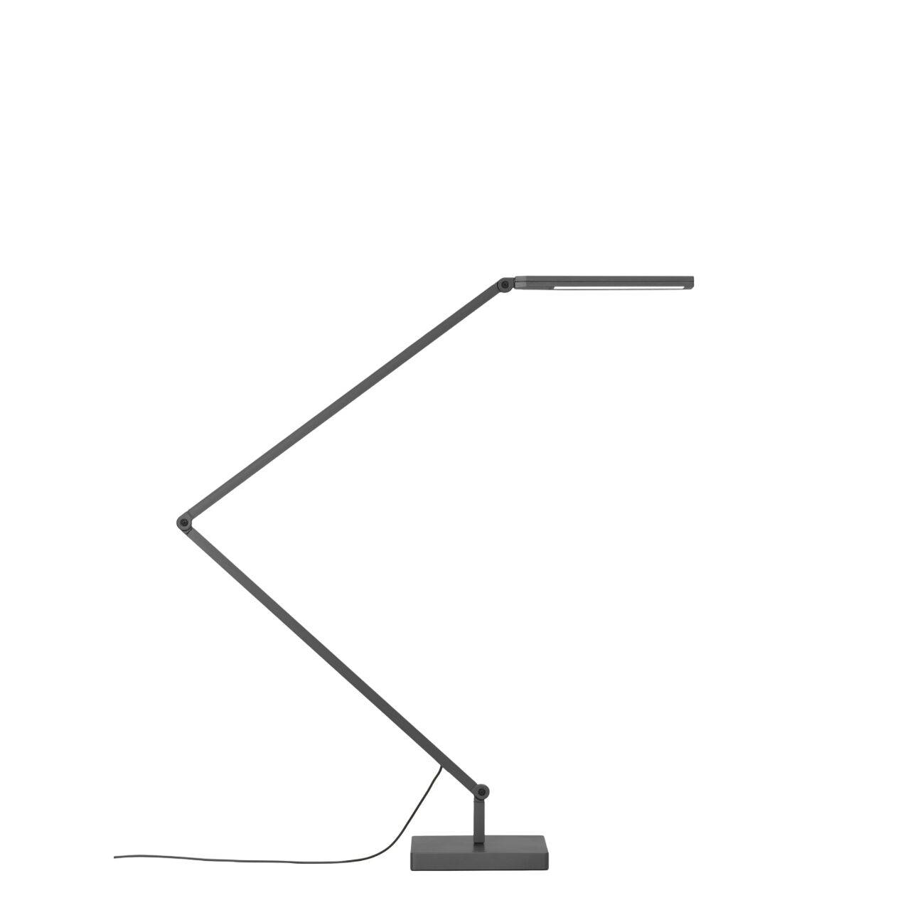 Nemo Untitled Linear Bordlampe uden Base Titangrå 3000K