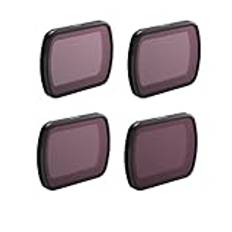 Uvafly ND-filterset för DJI Osmo Pocket 3 – 4-pack (ND8/ND16/ND32/ND64) – aluminium, neutral densitet